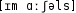 Grafik mit phonetischer Transkription des Belegs