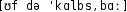 Grafik mit phonetischer Transkription des Belegs
