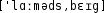 Grafik mit phonetischer Transkription des Belegs