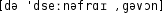 Grafik mit phonetischer Transkription des Belegs