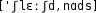 Grafik mit phonetischer Transkription des Belegs