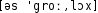 Grafik mit phonetischer Transkription des Belegs