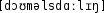 Grafik mit phonetischer Transkription des Belegs
