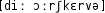 Grafik mit phonetischer Transkription des Belegs