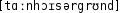 Grafik mit phonetischer Transkription des Belegs