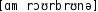Grafik mit phonetischer Transkription des Belegs