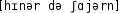 Grafik mit phonetischer Transkription des Belegs