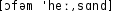 Grafik mit phonetischer Transkription des Belegs