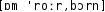 Grafik mit phonetischer Transkription des Belegs