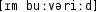 Grafik mit phonetischer Transkription des Belegs