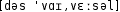 Grafik mit phonetischer Transkription des Belegs
