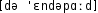 Grafik mit phonetischer Transkription des Belegs