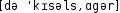 Grafik mit phonetischer Transkription des Belegs