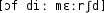 Grafik mit phonetischer Transkription des Belegs