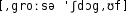 Grafik mit phonetischer Transkription des Belegs