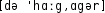 Grafik mit phonetischer Transkription des Belegs