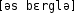 Grafik mit phonetischer Transkription des Belegs