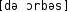 Grafik mit phonetischer Transkription des Belegs
