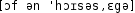 Grafik mit phonetischer Transkription des Belegs