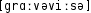 Grafik mit phonetischer Transkription des Belegs