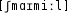 Grafik mit phonetischer Transkription des Belegs