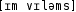 Grafik mit phonetischer Transkription des Belegs