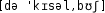 Grafik mit phonetischer Transkription des Belegs
