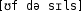 Grafik mit phonetischer Transkription des Belegs