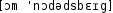 Grafik mit phonetischer Transkription des Belegs