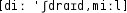 Grafik mit phonetischer Transkription des Belegs
