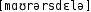 Grafik mit phonetischer Transkription des Belegs