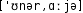 Grafik mit phonetischer Transkription des Belegs