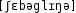 Grafik mit phonetischer Transkription des Belegs