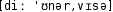 Grafik mit phonetischer Transkription des Belegs