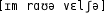 Grafik mit phonetischer Transkription des Belegs