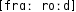 Grafik mit phonetischer Transkription des Belegs
