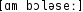 Grafik mit phonetischer Transkription des Belegs