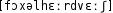 Grafik mit phonetischer Transkription des Belegs