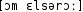 Grafik mit phonetischer Transkription des Belegs