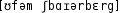 Grafik mit phonetischer Transkription des Belegs