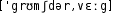 Grafik mit phonetischer Transkription des Belegs