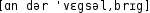 Grafik mit phonetischer Transkription des Belegs