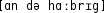 Grafik mit phonetischer Transkription des Belegs