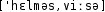 Grafik mit phonetischer Transkription des Belegs