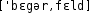 Grafik mit phonetischer Transkription des Belegs