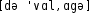 Grafik mit phonetischer Transkription des Belegs