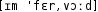Grafik mit phonetischer Transkription des Belegs