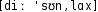 Grafik mit phonetischer Transkription des Belegs