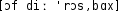 Grafik mit phonetischer Transkription des Belegs
