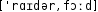 Grafik mit phonetischer Transkription des Belegs